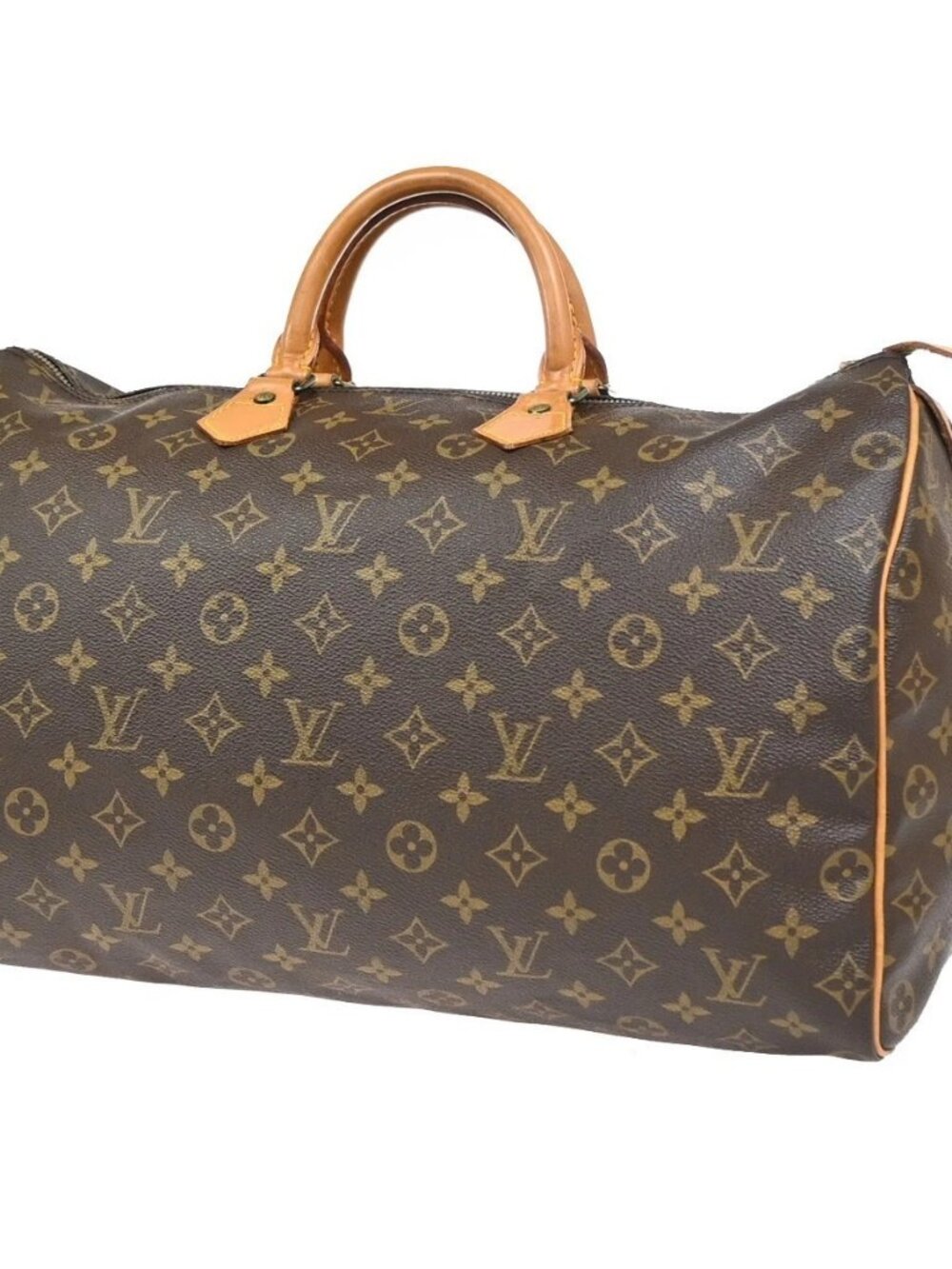 LOUIS VUITTON Speedy 40 Travel Hand Bag Monogram Leather Brown M41522 96YJ059